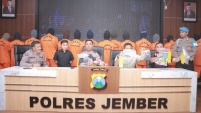 22 Tersangka Penambang Emas Ilegal di Jember, Terancam 5 Tahun Penjara