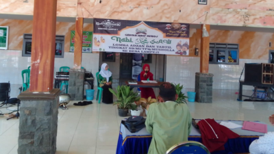 Lomba Tartil Al-Qur'an yang digelar ranting NU di Balai Desa Lampeji. (Foto: Istimewa - ZONA INDONESIA)
