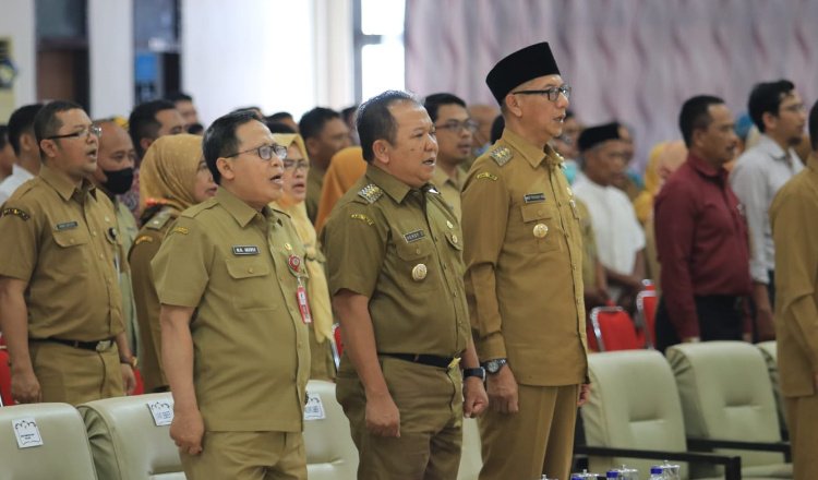 Bupati Jember Hendy Siswanto, bakal rampungkan perbaikan jalan dan PJU (disampaikan dalam acara Musrenbang RKPD. (Foto: Istimewa - ZONA INDONESIA)