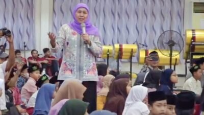 Bertandang ke Jember, Gubernur Khofifah Motivasi Ratusan Anak Yatim