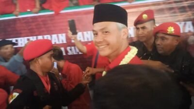 Kader PDI Perjuangan Jember Sambut Ganjar Pranowo dengan Jargon: Ganjar Sijhi Ganjar Kabheh