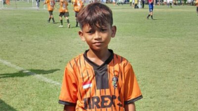 Nandito Billi Langit Ibrahim, sebelum memulai training di Thai FA National Training Centre Nong Chok, Sabtu (3/6/2023). (Foto: Istimewa - ZONA INDONESIA)
