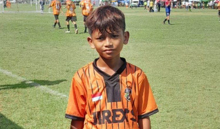 Nandito Billi Langit Ibrahim, sebelum memulai training di Thai FA National Training Centre Nong Chok, Sabtu (3/6/2023). (Foto: Istimewa - ZONA INDONESIA)