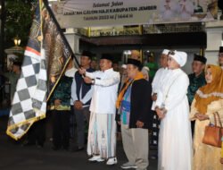 Ratusan Calon Jemaah Haji 2023 Asal Jember Berangkat ke Tanah Suci