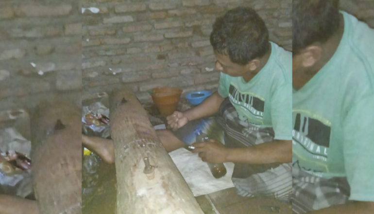 Syamsul Arifin, saat ditemui tim Brichio.com, Rabu (12/7/2023). (Foto: Tim kreator ZONA INDONESIA)