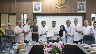 Pansus DPRD Jember usai bahas Raperda tentang penyertaan modal PDP Kahyangan, Rabu (9/8/2023). (Foto: Diskominfo Jember)
