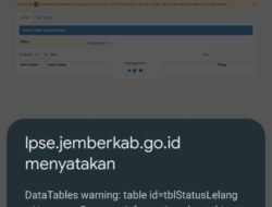 LPSE Sempat Eror, Kabag PBJ Jember Urai Kronologisnya