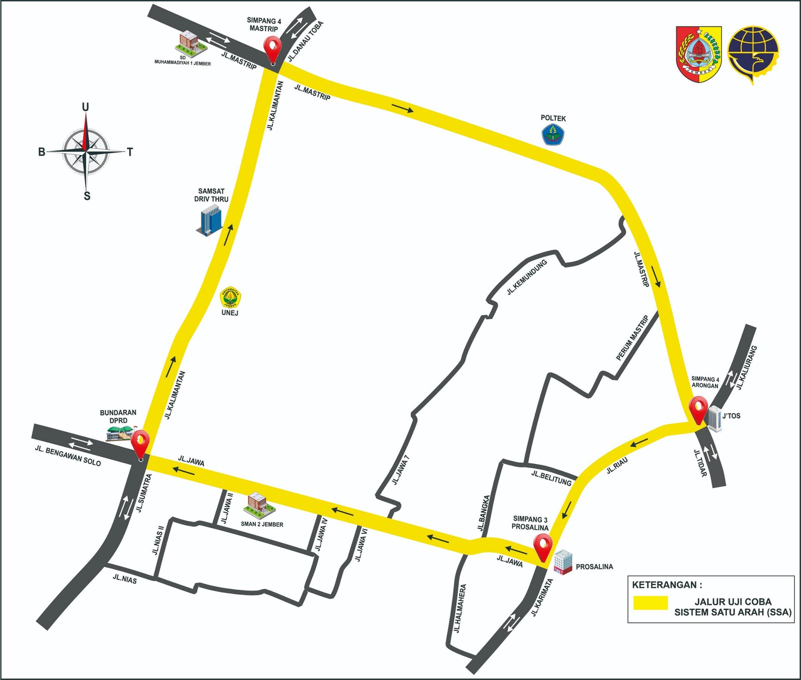 Peta penerapan SSA 24 jam