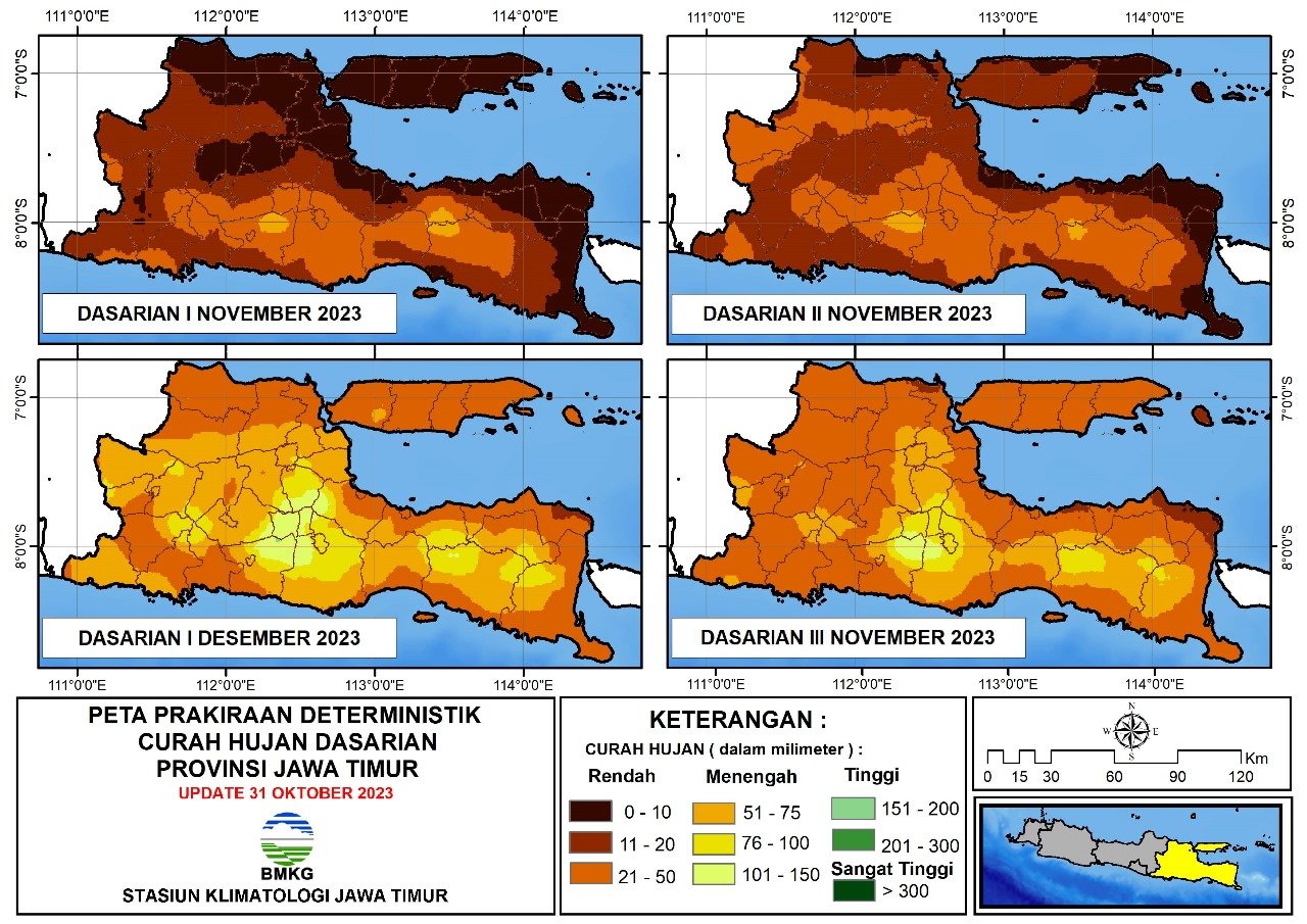 Cuaca panas ekstrem di bulan November menurut BMKG