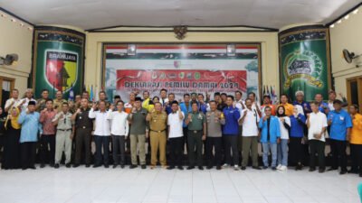 Deklarasi Pemilu Damai 2024 Serentak di Jember 
