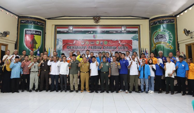Deklarasi Pemilu Damai 2024 di Kabupaten Jember