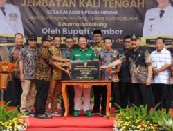 Bupati Jember Resmikan Jembatan Kali Tengah di Balung
