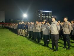 Ribuan Personel Polda Jatim Disiagakan pada Pergantian Tahun Baru 2024