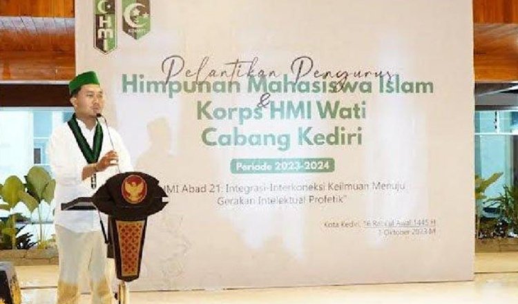 Ketua Umum HMI Kediri, Wahyu Agus Hariadi.. (Foto: Istimewa)