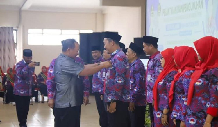 Bupati Jember dalam pengukuhan PPDI Jember. (Foto: Diskominfo Jember)