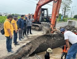 Pemkab Jember Perbaiki Jalan yang Ambles Gegara Dilintasi Truk Bermuatan Lebih