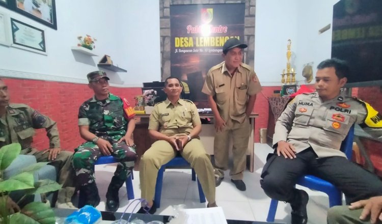 Kepala Desa Lembengan, Muhamad Soefijandi, saat ditemui awak media. (Foto: Teamwork)