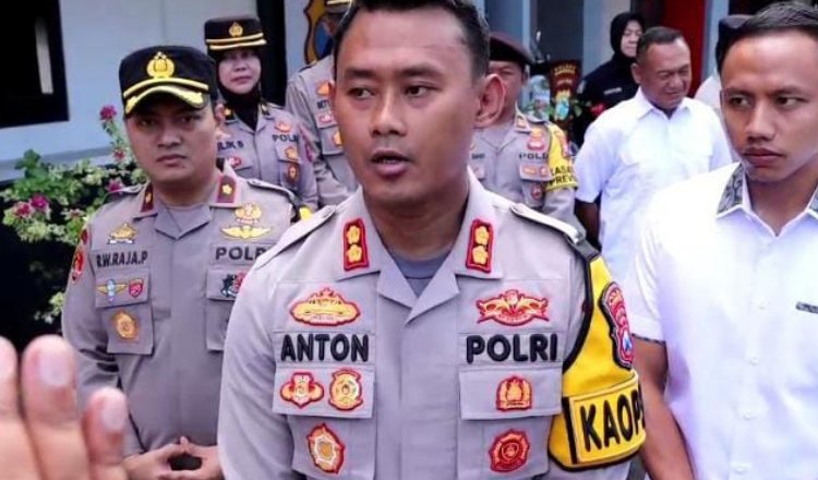 Kapolres Ponorogo saat diwawancarai awak media. (Foto: Istimewa)
