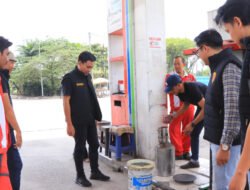 Polres Lamongan Sidak SPBU, Antisipasi Kecurangan Penjualan BBM