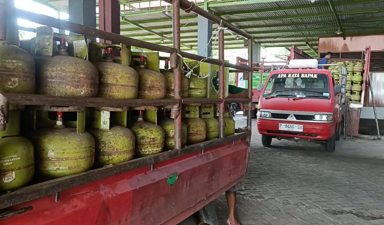 Distribusi Gas LPG 3 Kg. (Foto: Teamwork)