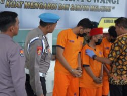 Polisi Bongkar Sindikat Peredaran Sabu 6,1 Kilogram di Banyuwangi