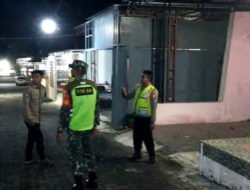 TNI/Polri di Pamekasan Jaga Rumah Kosong yang Ditinggal Mudik