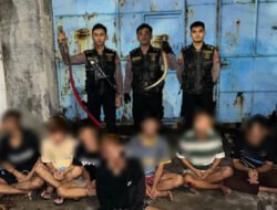 7 Gangster di Surabaya Tertangkap Polisi Saat Hendak Tawuran Pakai Celurit