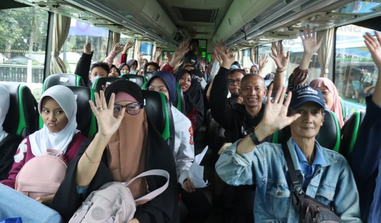 Warga Malang kembali ke perantauan, Jumat (19/4/2024). (Foto: Istimewa)