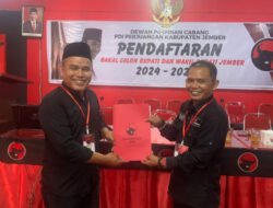 H Nanang Jadi Pendaftar Pertama di DPC PDI Perjuangan Jember