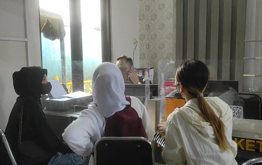 Korban pelecehan seksual melapor ke Polres Jember. (Foto: Teamwork)