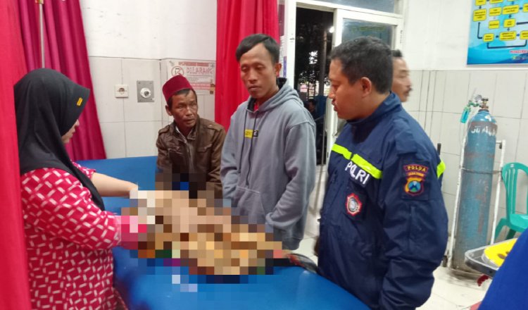 Jasat Balita berinisial MH saat di Puskesmas Gumukmas, Rabu (1/5/2024). (Foto: Istimewa)
