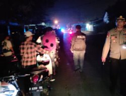 Polres Mojokerto Tindak Tegas Balap Liar, 38 Motor Diamankan