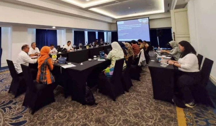 Tim Pemkab Banyuwangi rapat bersama Kementerian ATR/BPN terkait pembangunan jalur Pansela. (Foto: Humas Pemkab Banyuwangi)