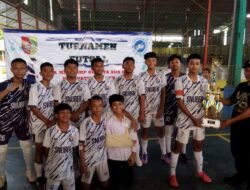 Puluhan Siswa Adu Skill dalam Turnamen Futsal Piala MKKS SMP Swasta Sub Kota di Kabupaten Jember