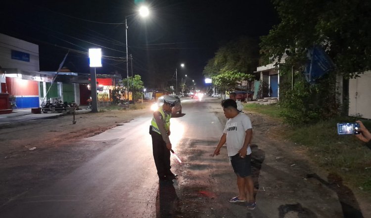 Polisi melakukan olah TKP. (Foto: Istimewa)