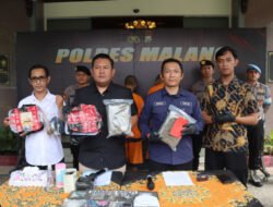 Polres Malang Ungkap Peredaran Narkoba Jenis Ganja, Tersangka Terancam 20 Tahun Penjara