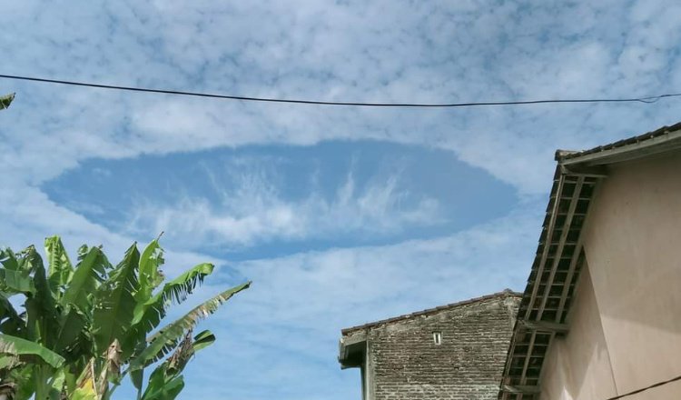 Fenomena awan langka. (Foto: Istimewa)