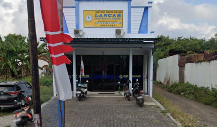 Kantor KSP Lancar Rogojampi tampak depan. (Foto: Amin)