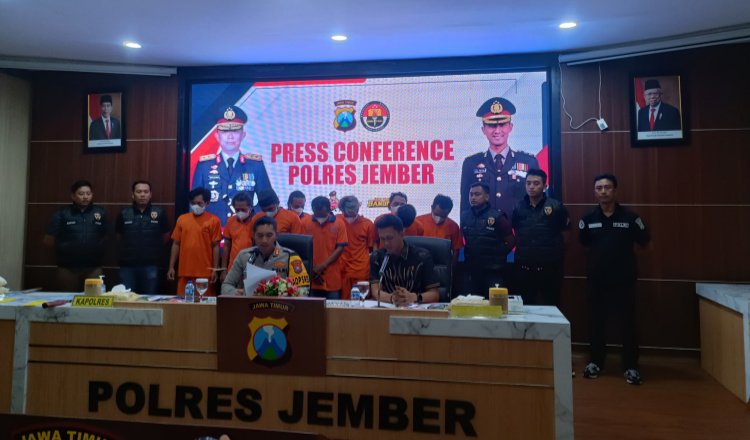 Konferensi pers ungkap hasil Operasi Sikat Semeru 2024. (Foto: Zainul Hasan)