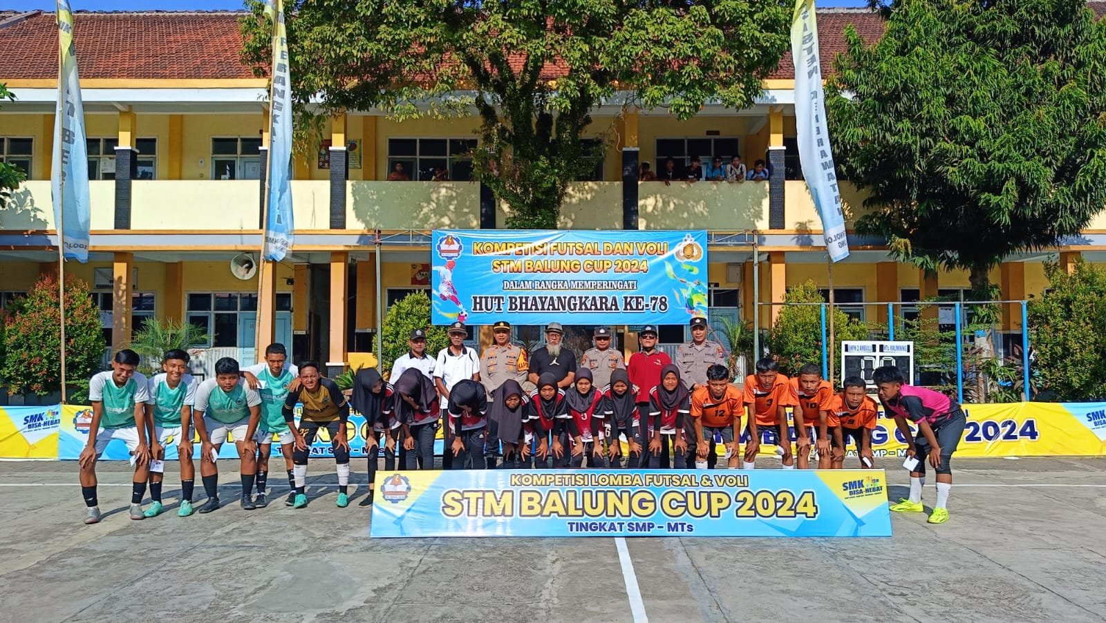 Peserta kompetisi futsal dan voli di STM Balung Cup 2024. (Foto: Istimewa)