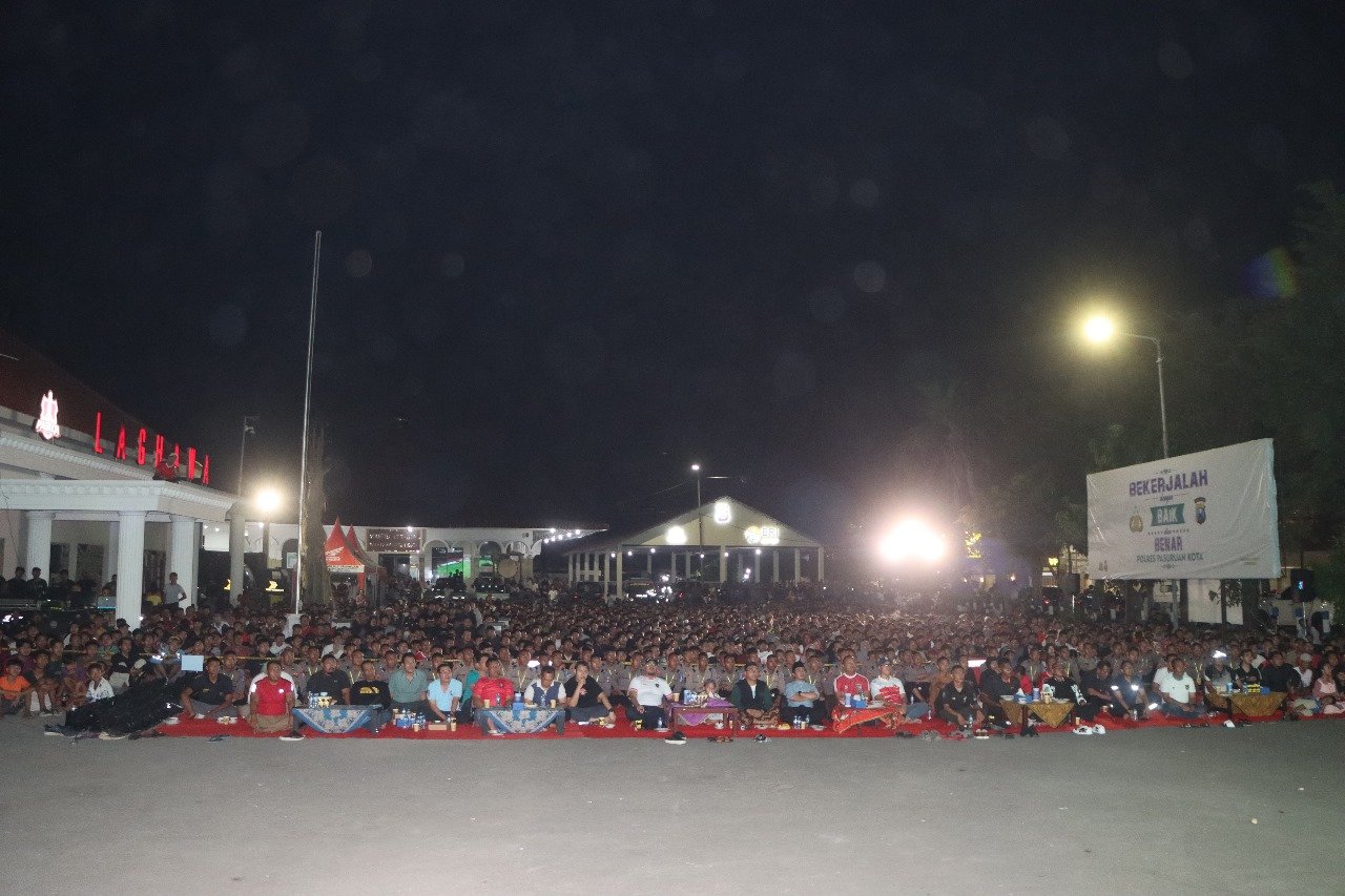 Nobar kualifikasi Piala Dunia antara Indonesia dan Filipina. (Foto: Istimewa)
