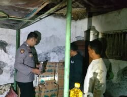 Ratusan Botol Miras Siap Edar di Situbondo Terkena Razia Polisi