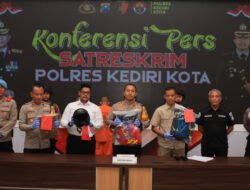 Polres Kediri Ringkus 3 Oknum Pesilat Pengeroyok Pasutri