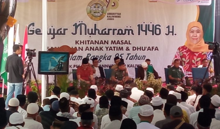 Harlah ke-95 PP Annuriyah Kaliwining, Selasa (16/7/2024). (Foto: Zainul Hasan)
