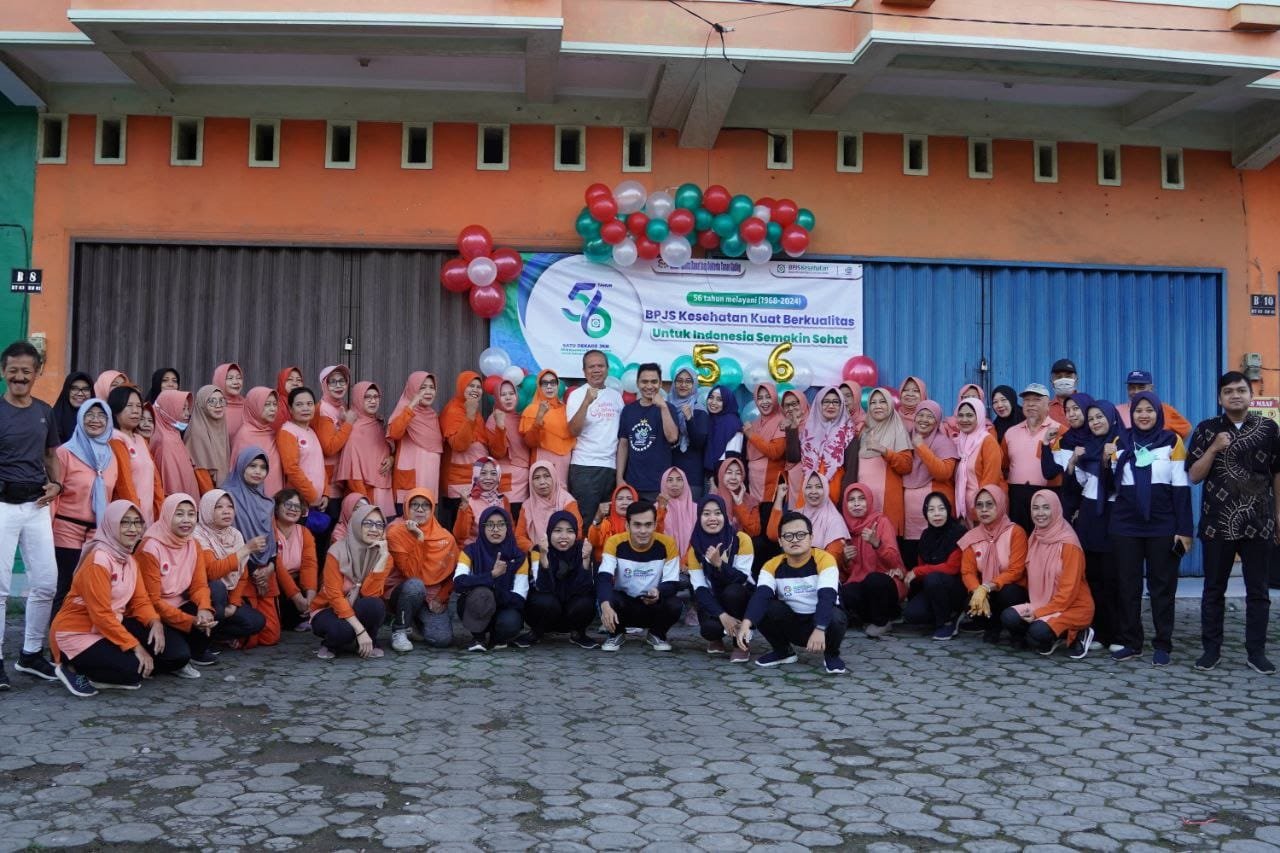 Prolanis Day di Klinik Pratama Rawat Inap Dokterku Taman Gading, Minggu (14/7/2024). (Foto: Humas BPJS Kesehatan Jember)