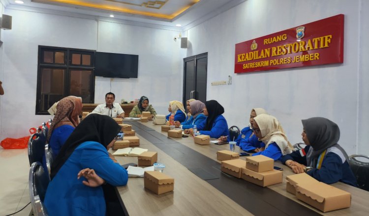 Audiensi PC Kopri Jember bersama Unit PPA Polres Jember, Rabu (7/8/2024). (Foto: Teamwork)