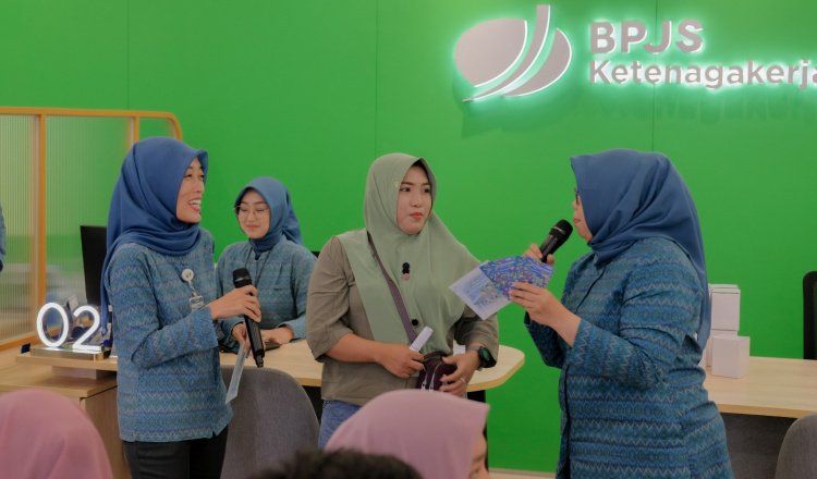 Peringatan Harpelnas 2024 di BPJS Ketenagakerjaan Jember, Rabu (4/9/2024). (Foto: Humas BPJS Ketenagakerjaan Jember)