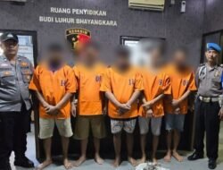 Enam Pencuri Kabel Milik Telkom di Surabaya Diringkus Polisi