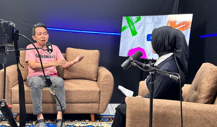 Gus Fawait menyampaikan rencana strategisnya di Podcast K-Radio, Kamis (3/10/2024). (Foto: Zainul Hasan)