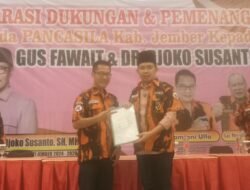 Pemuda Pancasila Jember Deklarasi Dukungan untuk Fawait – Djoko: Siap Kawal Pilkada 2024 Agar Terhindar dari Kecurangan